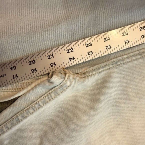 Anthropologie GREY LAB LOS ANGELES High Waist Wide Leg Jeans Light Wash Size 28 - Picture 7 of 11